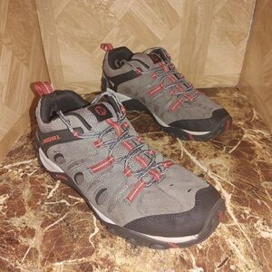 Merrell men crosslander vent low hiking shoes sneaker brown size 8.5 0178